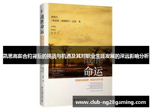 凯恩高薪合约背后的挑战与机遇及其对职业生涯发展的深远影响分析