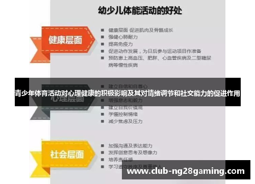 青少年体育活动对心理健康的积极影响及其对情绪调节和社交能力的促进作用
